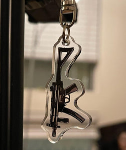 HP Gun Acrylic Keychain